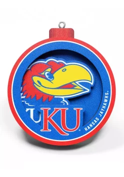 Discount 🔔 NCAA Kansas Jayhawks 3D Logo Series Ornaments by You The Fan 🥰 -You The Fan Sales Belk 2924