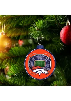 Cheapest 💯 NFL Denver Broncos 3D StadiumView Ornament - Mile High Stadium by You The Fan 🧨 -You The Fan Sales Belk 2933