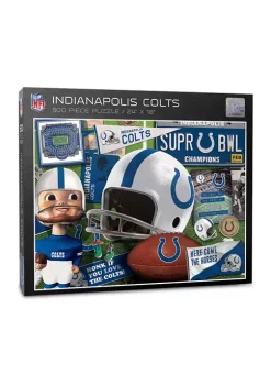 Best reviews of 🥰 Indianapolis Colts Retro Series Puzzle - 500 Pieces by You The Fan 👏