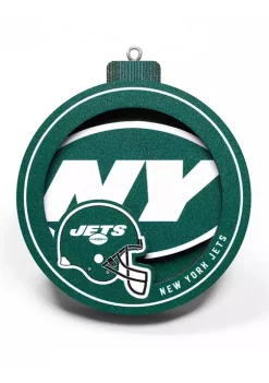 Flash Sale 🛒 NFL New York Jets 3D Logo Series Ornaments by You The Fan 🤩 -You The Fan Sales Belk 2958