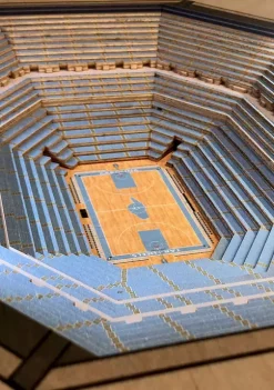 Discount 💯 NCAA North Carolina Tar 👠 Heels 25 Layer StadiumViews End Table - Dean E. Smith Center by You The Fan ⭐ -You The Fan Sales Belk 2961