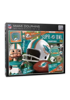 Top 10 😉 Miami Dolphins Retro Series Puzzle - 500 Pieces by You The Fan ✔️