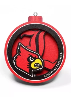 Best deal 🛒 NCAA Louisville Cardinals 3D Logo Series Ornaments by You The Fan ⭐