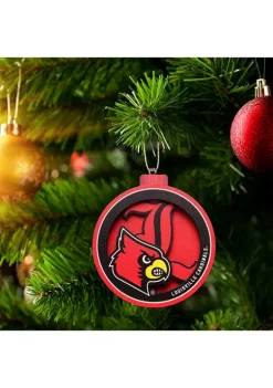 Best deal 🛒 NCAA Louisville Cardinals 3D Logo Series Ornaments by You The Fan ⭐ -You The Fan Sales Belk 2996