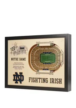 Best Pirce π― NCAA Notre Dame Fighting Irish 25-Layer StadiumViews 3D Wall Art - Notre Dame Stadium by You The Fan π