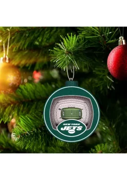 Budget 🥰 NFL New York Jets 3D StadiumView Ornament - MetLife Stadium by You The Fan ✨ -You The Fan Sales Belk 3032