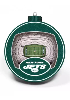 Budget 🥰 NFL New York Jets 3D StadiumView Ornament - MetLife Stadium by You The Fan ✨ -You The Fan Sales Belk 3033