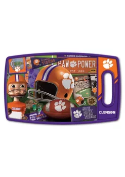 Cheapest 🎁 NCAA Clemson Tigers Retro Series Cutting Board by You The Fan 🤩 -You The Fan Sales Belk 3050