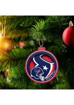 Wholesale 🌟 NFL Houston Texans 3D Logo Series Ornaments by You The Fan 😉 -You The Fan Sales Belk 3075