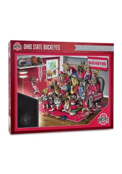 Flash Sale 😍 NCAA Ohio State Buckeyes Purebred Fans 500 Piece Puzzle-"A Real Nailbiter" by You The Fan 😀