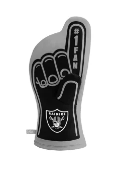 Outlet 💯 NFL Oakland Raiders #1 Oven Mitt by You The Fan ❤️ -You The Fan Sales Belk 3093