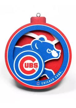 Cheap 😀 MLB Chicago Cubs 3D Logo Series Ornaments by You The Fan 🎁 -You The Fan Sales Belk 3101