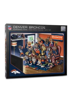 Top 10 🧨 NFL Denver Broncos Purebred Fans 500-Piece Puzzle-"A Real Nailbiter" by You The Fan 🤩