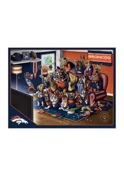 Top 10 🧨 NFL Denver Broncos Purebred Fans 500-Piece Puzzle-"A Real Nailbiter" by You The Fan 🤩 -You The Fan Sales Belk 3112