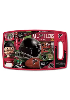 Outlet ✨ NFL Atlanta Falcons Retro Series Cutting Board by You The Fan 🧨 -You The Fan Sales Belk 3127