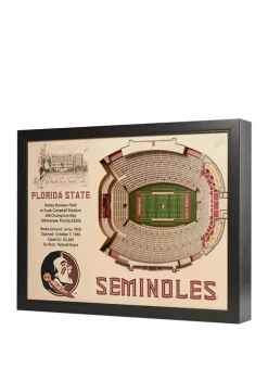 Deals ⭐ NCAA Florida State Seminoles 25-Layer StadiumViews 3D Wall Art - Doak Campbell Stadium by You The Fan 🎉 -You The Fan Sales Belk 3143