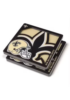 Cheap 🔔 NFL New Orleans Saints 3D Logo Series Coasters by You The Fan 🎉 -You The Fan Sales Belk 3154