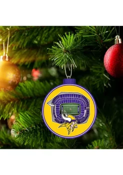 Brand new 🔔 NFL Minnesota Vikings 3D StadiumView Ornament - U.S. Bank Stadium by You The Fan 😀 -You The Fan Sales Belk 316