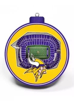 Brand new 🔔 NFL Minnesota Vikings 3D StadiumView Ornament - U.S. Bank Stadium by You The Fan 😀 -You The Fan Sales Belk 317