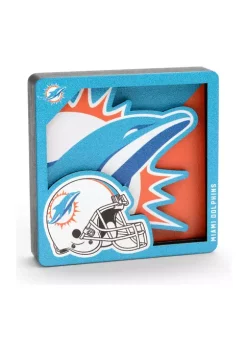 Brand new 😀 NFL Miami Dolphins 3D Logo Series Magnets by You The Fan ⭐ -You The Fan Sales Belk 3191