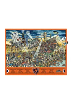 Wholesale 🧨 NFL Chicago Bears Wooden Joe Journeyman Puzzle by You The Fan 😀 -You The Fan Sales Belk 3210