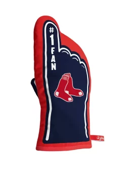 Outlet 🔥 MLB Boston Red Sox #1 Oven Mitt by You The Fan 😀 -You The Fan Sales Belk 3212