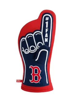 Outlet 🔥 MLB Boston Red Sox #1 Oven Mitt by You The Fan 😀 -You The Fan Sales Belk 3213