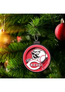 New ⌛ MLB Cincinnati Reds 3D Logo Series Ornaments by You The Fan ❤️ -You The Fan Sales Belk 3220