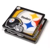 Budget 😍 NFL Pittsburgh Steelers 3D Logo Series Coasters by You The Fan 🧨 -You The Fan Sales Belk 3226