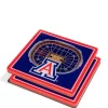 Cheap ⭐ NCAA Arizona Wildcats 3D Stadium Views Coaster Set - Arizona Stadium by You The Fan 🔥 -You The Fan Sales Belk 3264