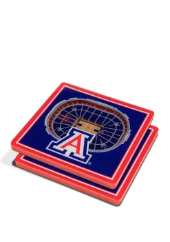 Cheap ⭐ NCAA Arizona Wildcats 3D Stadium Views Coaster Set - Arizona Stadium by You The Fan 🔥 -You The Fan Sales Belk 3267