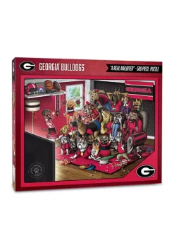 Promo 🤩 NCAA Georgia Bulldogs Purebred Fans 500 Piece Puzzle-"A Real Nailbiter" by You The Fan 🤩
