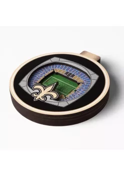 Discount 👏 NFL New Orleans Saints 3D StadiumView Ornament - Mercedes-Benz Superdome by You The Fan 🤩 -You The Fan Sales Belk 3281