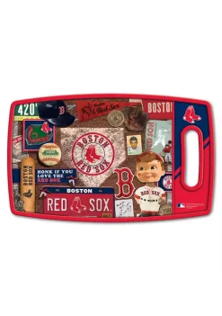 Discount 🤩 MLB Boston Red Sox Retro Series Cutting Board by You The Fan 😍 -You The Fan Sales Belk 3297