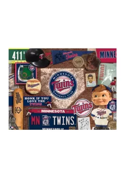 Deals 🎁 MLB Minnesota Twins Retro Series Puzzle - 500 Pieces by You The Fan 🔔 -You The Fan Sales Belk 3299