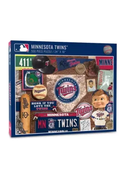 Deals 🎁 MLB Minnesota Twins Retro Series Puzzle - 500 Pieces by You The Fan 🔔 -You The Fan Sales Belk 3300
