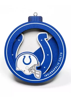 Cheapest 😉 NFL Indianapolis Colts 3D Logo Series Ornaments by You The Fan 🔥 -You The Fan Sales Belk 3315