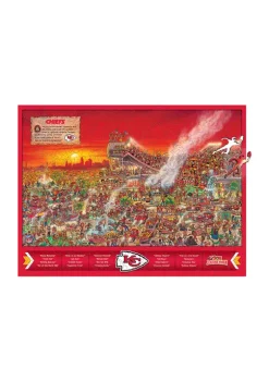 Best Pirce 🎉 NFL Kansas City Chiefs Wooden Joe Journeyman Puzzle by You The Fan 😍 -You The Fan Sales Belk 3325