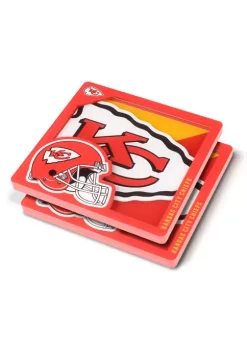 Hot Sale 🥰 NFL Kansas City Chiefs 3D Logo Series Coasters by You The Fan 🧨 -You The Fan Sales Belk 3334
