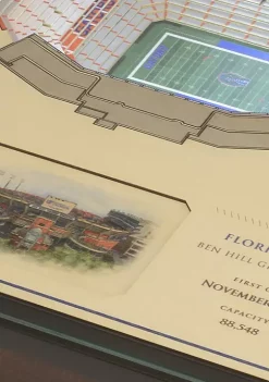 Deals ⭐ NCAA Florida Gators 25-Layer StadiumViews Lighted End Table - Ben Hill Griffin Stadium by You The Fan 🌟 -You The Fan Sales Belk 3342