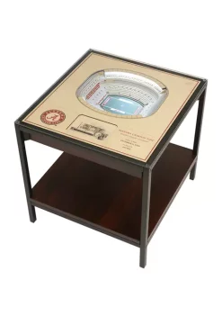 New 🔔 NCAA Alabama Crimson Tide 25-Layer StadiumViews Lighted End Table - Bryant-Denny Stadium by You The Fan 🎁