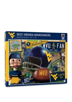 Buy 🌟 NCAA West Virginia Mountaineers Retro Series Puzzle - 500 Pieces by You The Fan ✨
