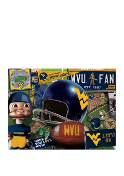 Buy 🌟 NCAA West Virginia Mountaineers Retro Series Puzzle - 500 Pieces by You The Fan ✨ -You The Fan Sales Belk 3353
