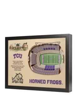 Promo 🧨 NCAA TCU Horned Frogs 25 Layer StadiumViews 3D Wall Art - Amon G. Carter Stadium by You The Fan 👏 -You The Fan Sales Belk 3362