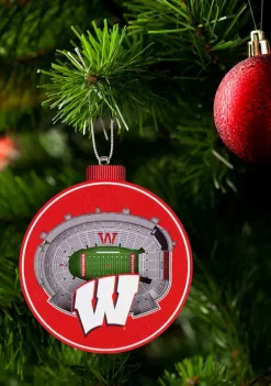Coupon 🔥 NCAA Wisconsin Badgers 3D StadiumView Ornament - Camp Randall Stadium by You The Fan 😀 -You The Fan Sales Belk 3372