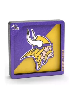 Deals 🔥 NFL Minnesota Vikings 3D Logo Series Magnets by You The Fan 👏 -You The Fan Sales Belk 3442