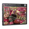 New ✔️ San Francisco 49ers Retro Series Puzzle - 500 Pieces by You The Fan ⌛ -You The Fan Sales Belk 3459
