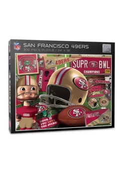 New βοΈ San Francisco 49ers Retro Series Puzzle - 500 Pieces by You The Fan β