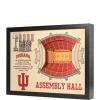 Budget 🔔 NCAA Indiana Hoosiers 25-Layer StadiumViews 3D Wall Art - Assembly Hall by You The Fan ❤️ -You The Fan Sales Belk 3475