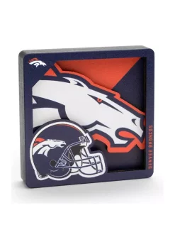 Wholesale 🛒 NFL Denver Broncos 3D Logo Series Magnets by You The Fan 🛒